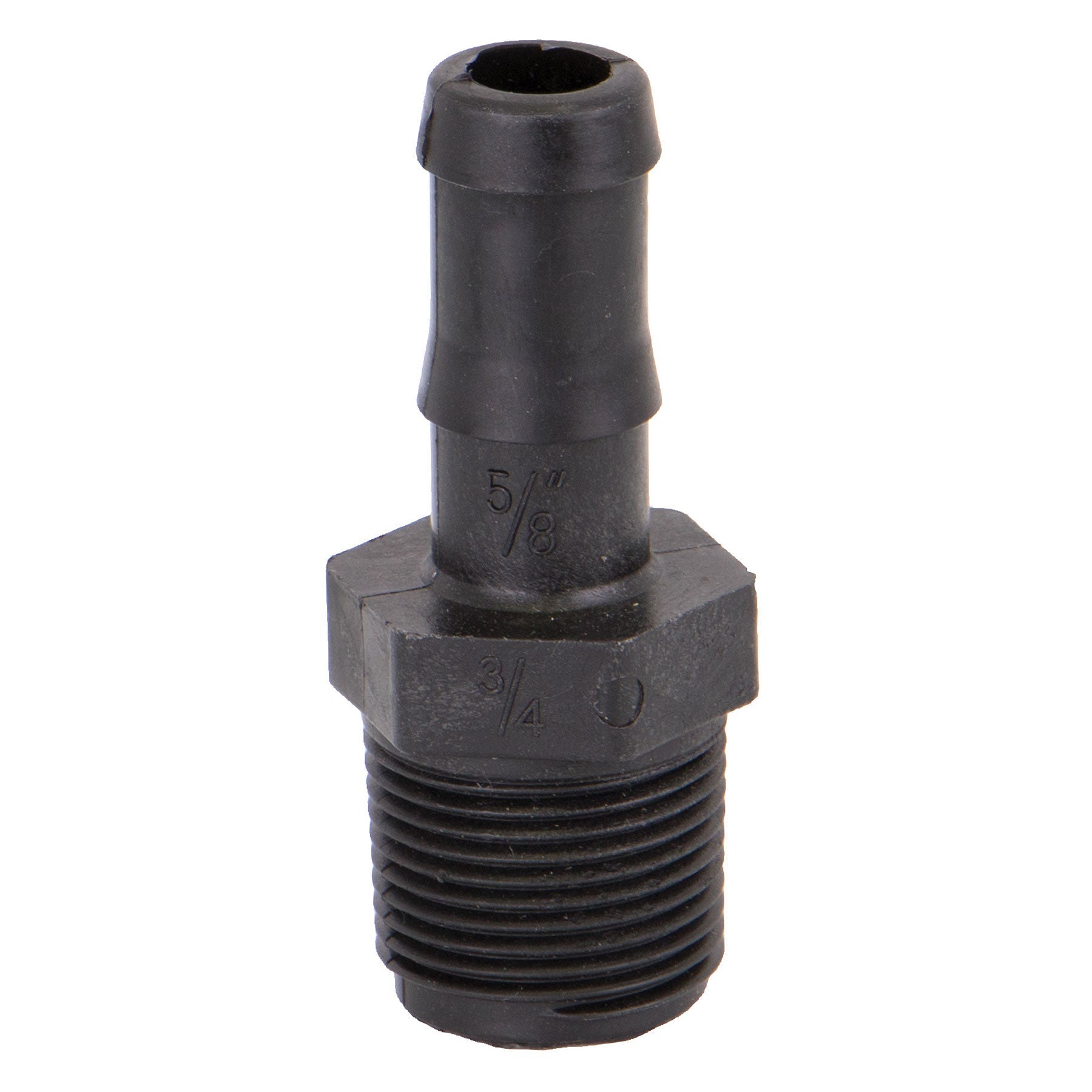 Banjo HB075-038 Polypropylene Straight Hose Barb MPT X HB 1/4 in. to 4 in. Sizes