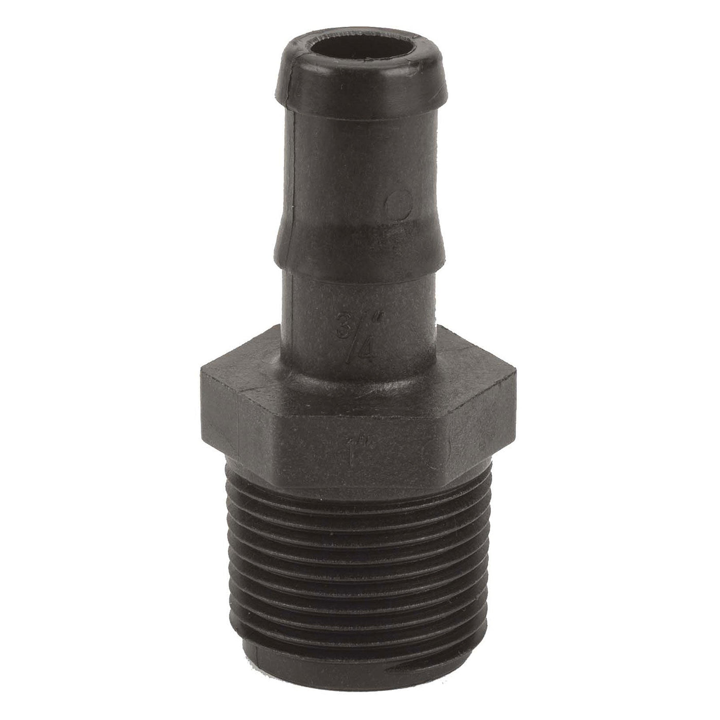 Banjo HB075 Polypropylene Straight Hose Barb MPT X HB 1/4 in. to 4 in. Sizes