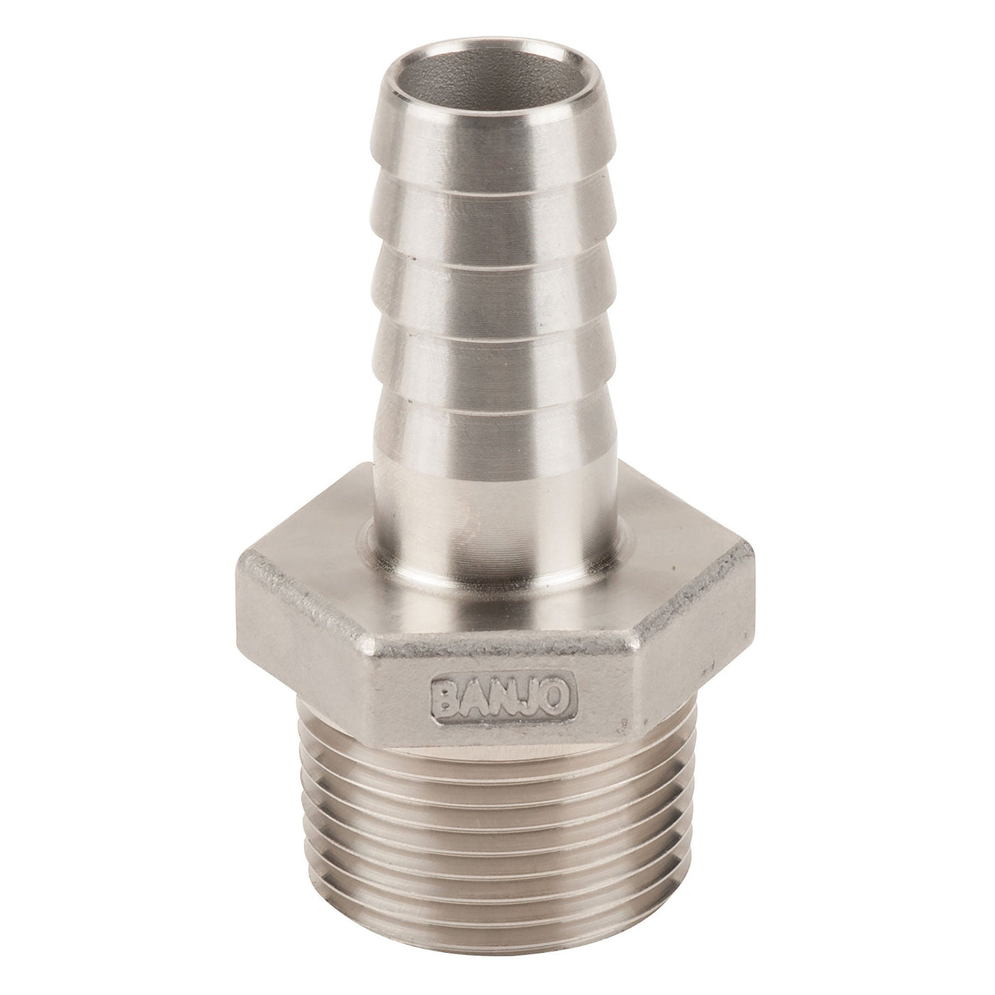 Banjo HB100-075SS 316 Stainless Steel Hose Barb Fitting 1/4 in. to 3 in. Sizes