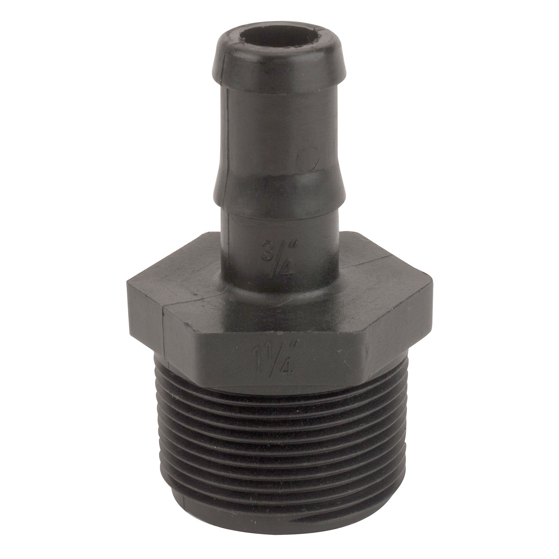 Banjo HB100 Polypropylene Straight Hose Barb MPT X HB 1/4 in. to 4 in. Sizes