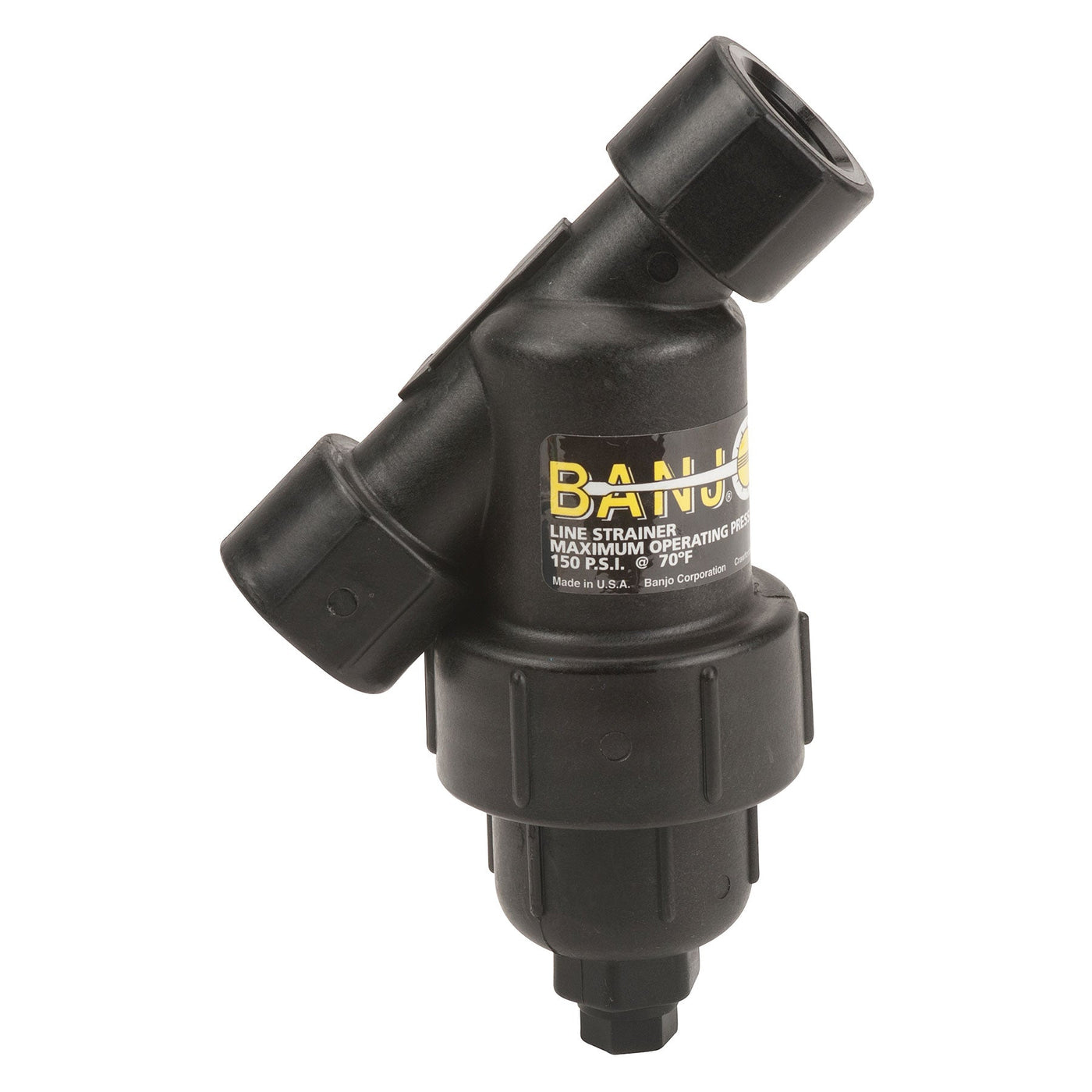 Banjo LS050-40 1/2 in. Polypropylene Y Strainer 20 to 80 Mesh