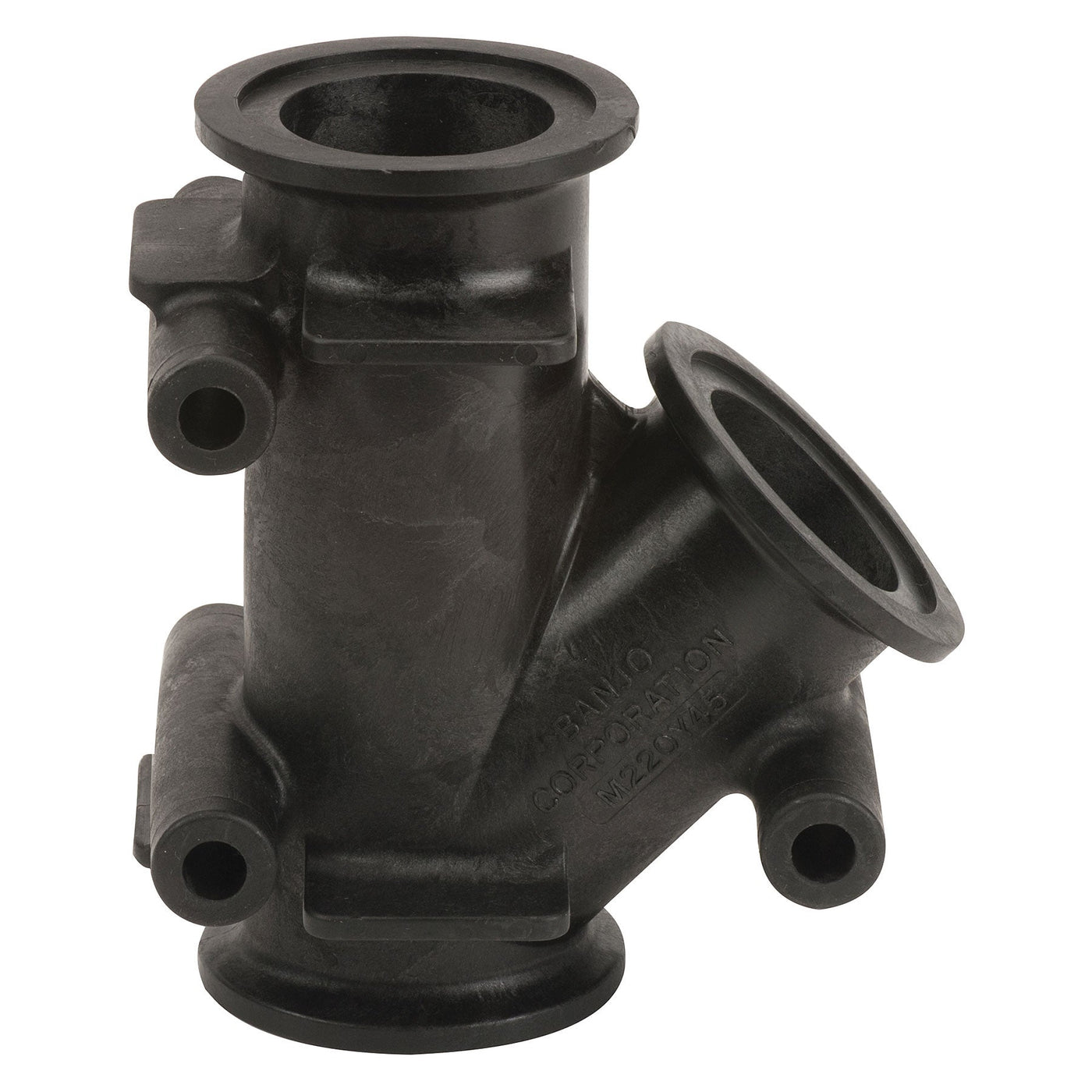 Banjo Polypropylene Manifold 45 Degree Y Flanged Coupling 2 in. to 3 in. Sizes