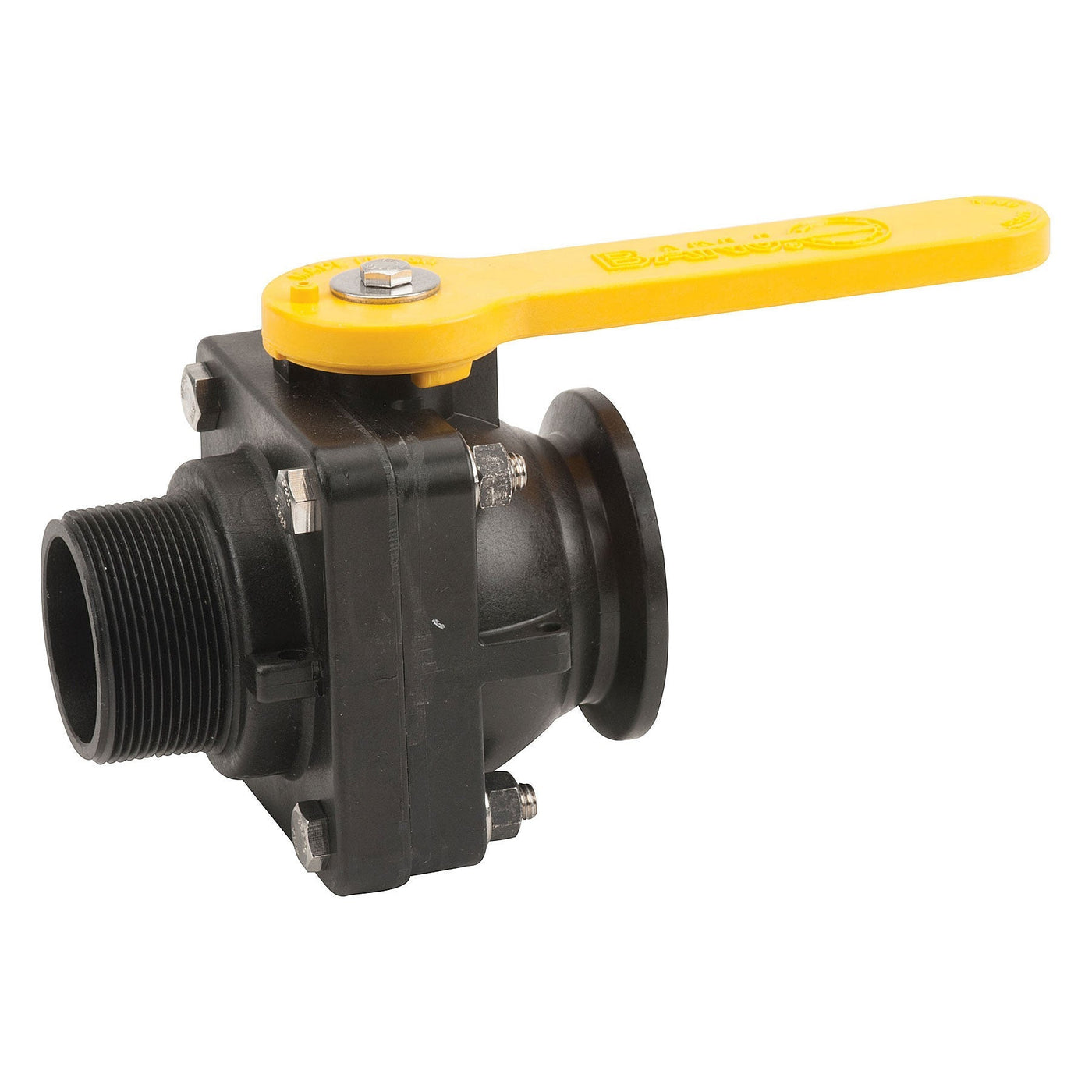 Banjo MVSMT220FP 2 in. FP Flange X 2 in. Male NPT Manifold Stubby Valve