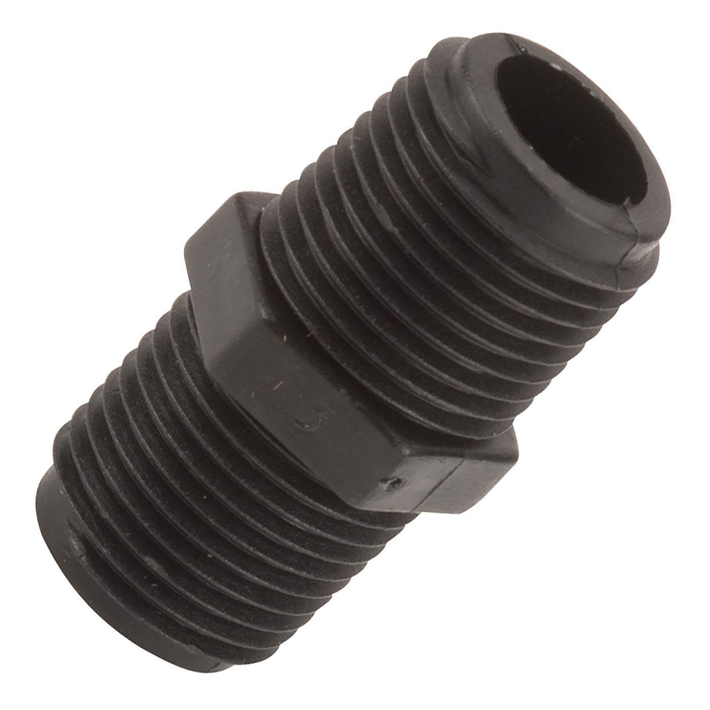 Banjo NIP050-SH Polypropylene Nipple MPT 1/4 in. to 3 in. Sizes Short to 6 in. Lengths