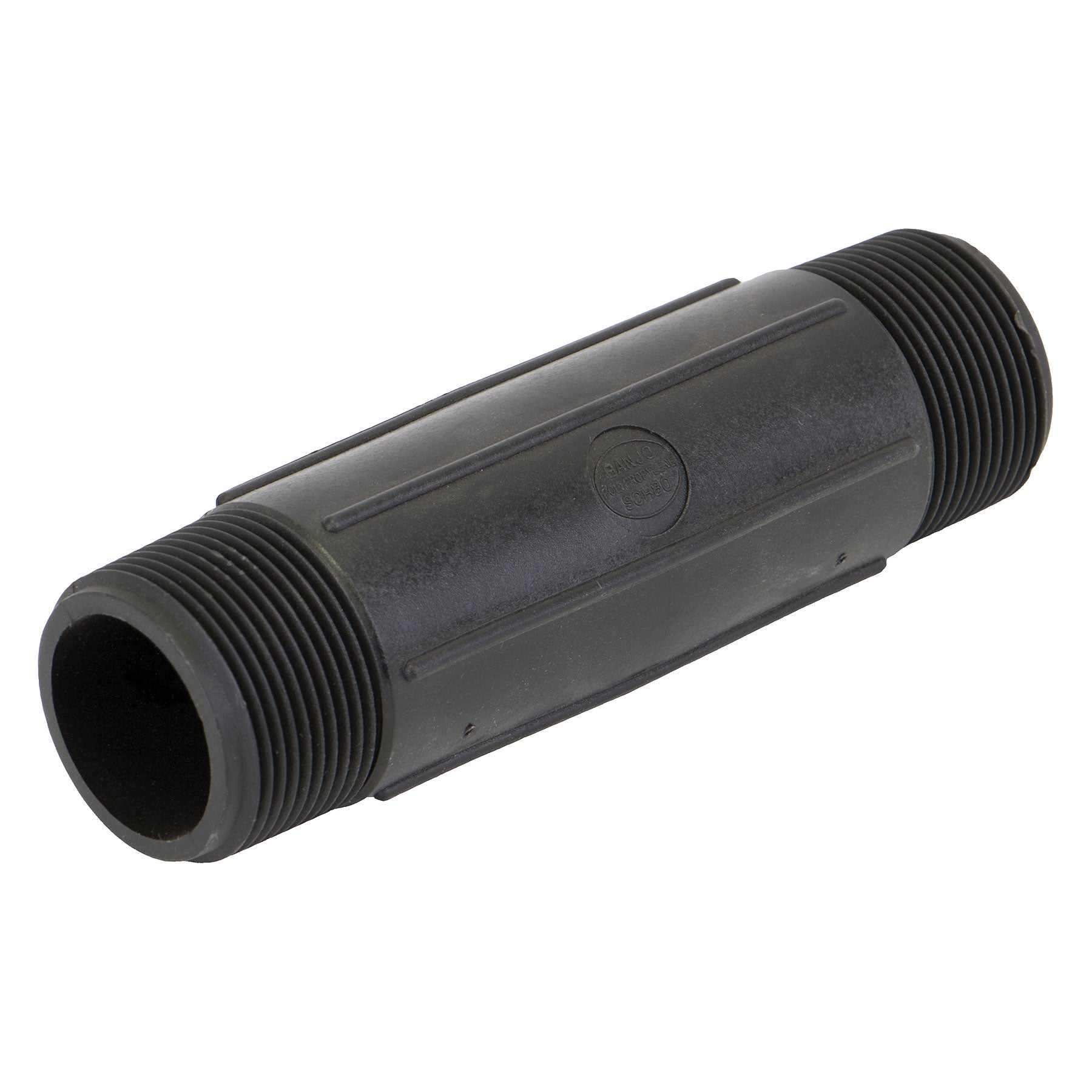 Banjo NIP125-6 Polypropylene Nipple MPT 1/4 in. to 3 in. Sizes Short to 6 in. Lengths