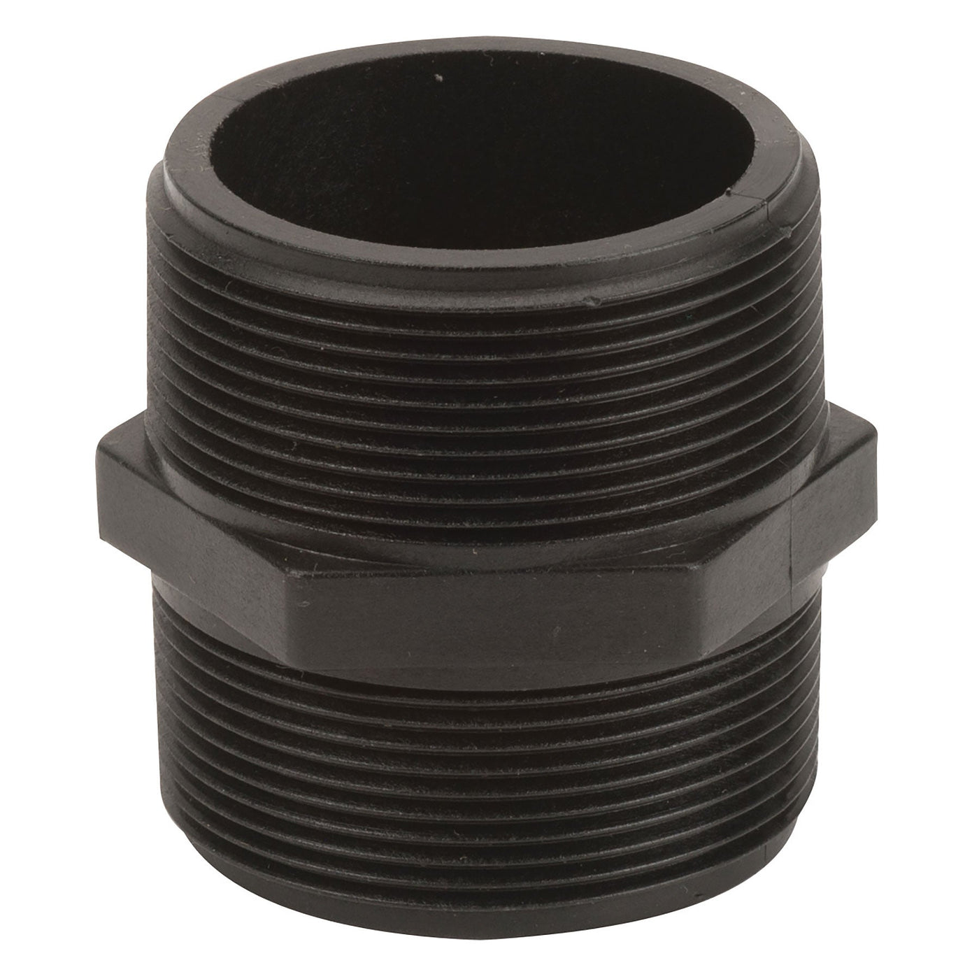 Banjo NIP150-6 Polypropylene Nipple MPT 1/4 in. to 3 in. Sizes Short to 6 in. Lengths
