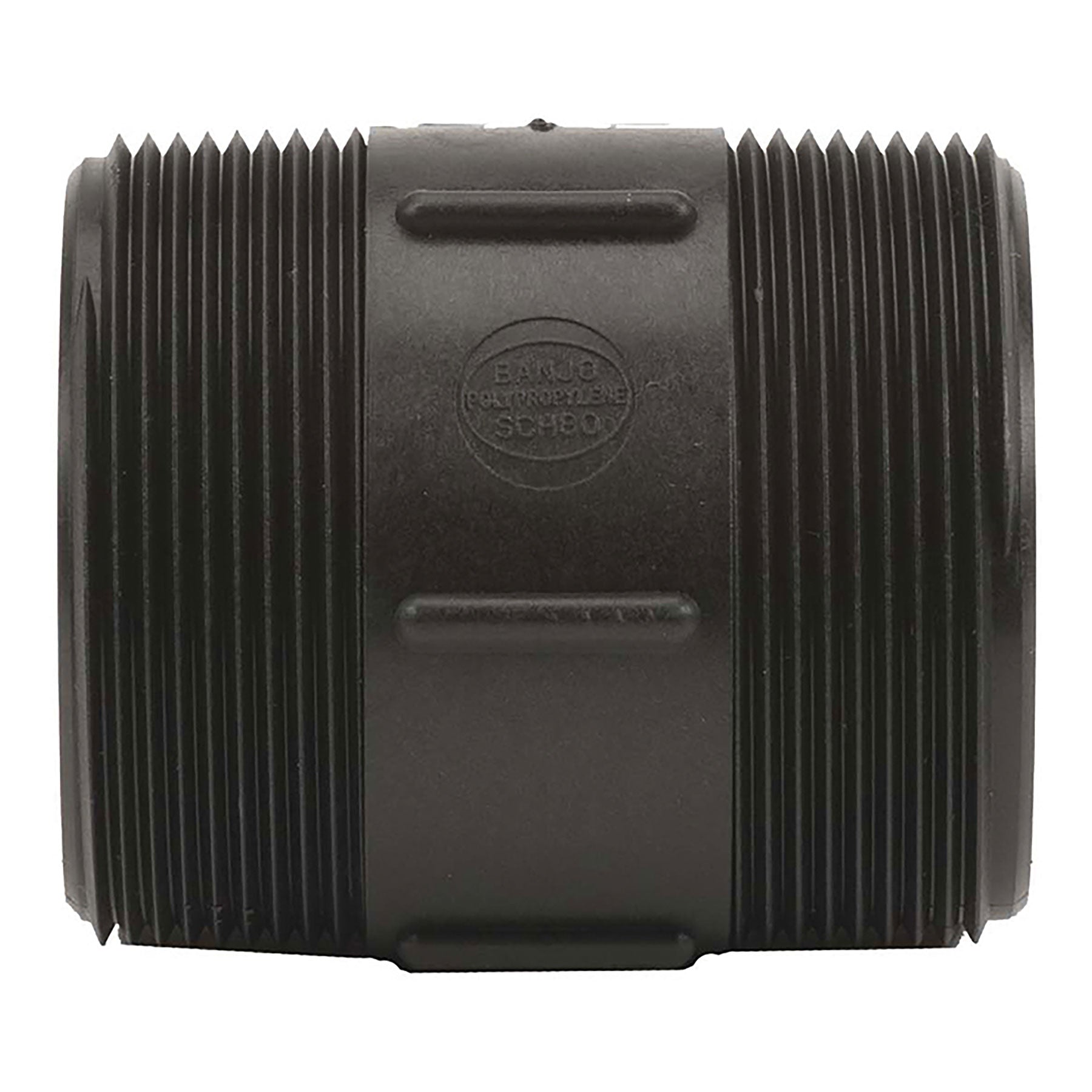 Banjo NIP300-SH Polypropylene Nipple MPT 1/4 in. to 3 in. Sizes Short to 6 in. Lengths