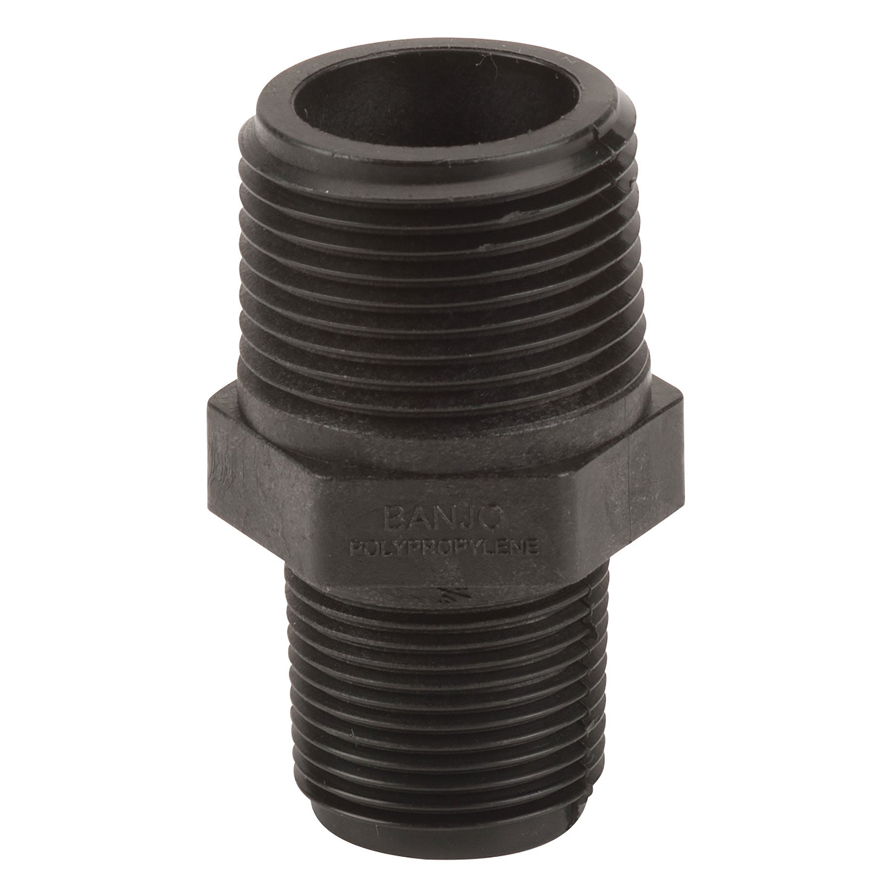 Banjo RN100-075 Polypropylene Reducing Nipple MPT 3/8 in. to 3 in. Sizes