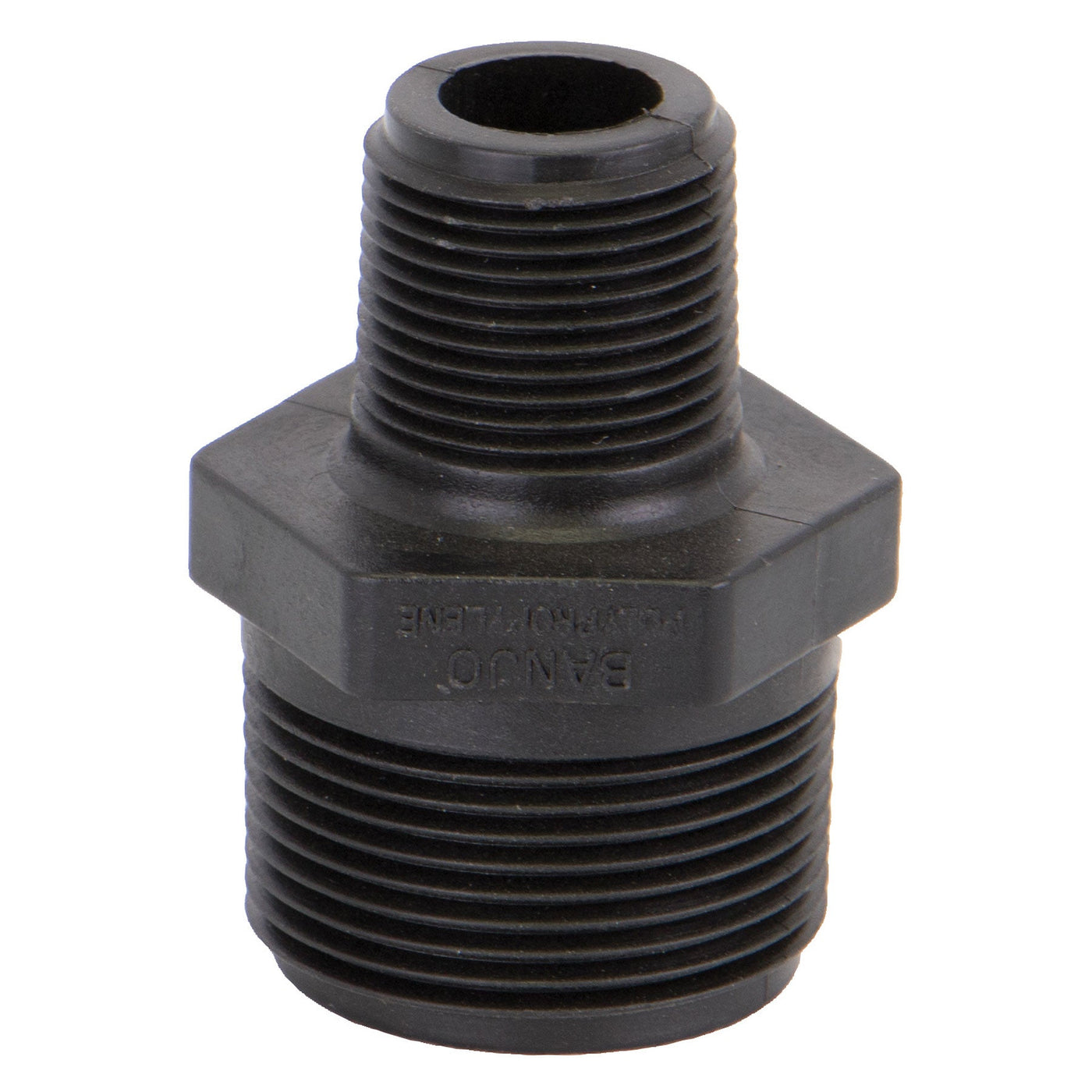 Banjo RN125-075 Polypropylene Reducing Nipple MPT 3/8 in. to 3 in. Sizes