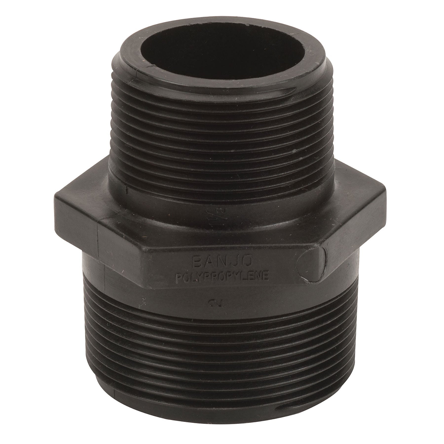 Banjo RN200-150 Polypropylene Reducing Nipple MPT 3/8 in. to 3 in. Sizes
