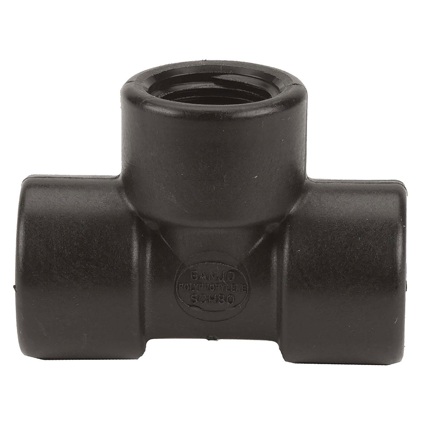 Banjo TEE075 Polypropylene Tee FPT 1/4 in. to 3 in. Sizes