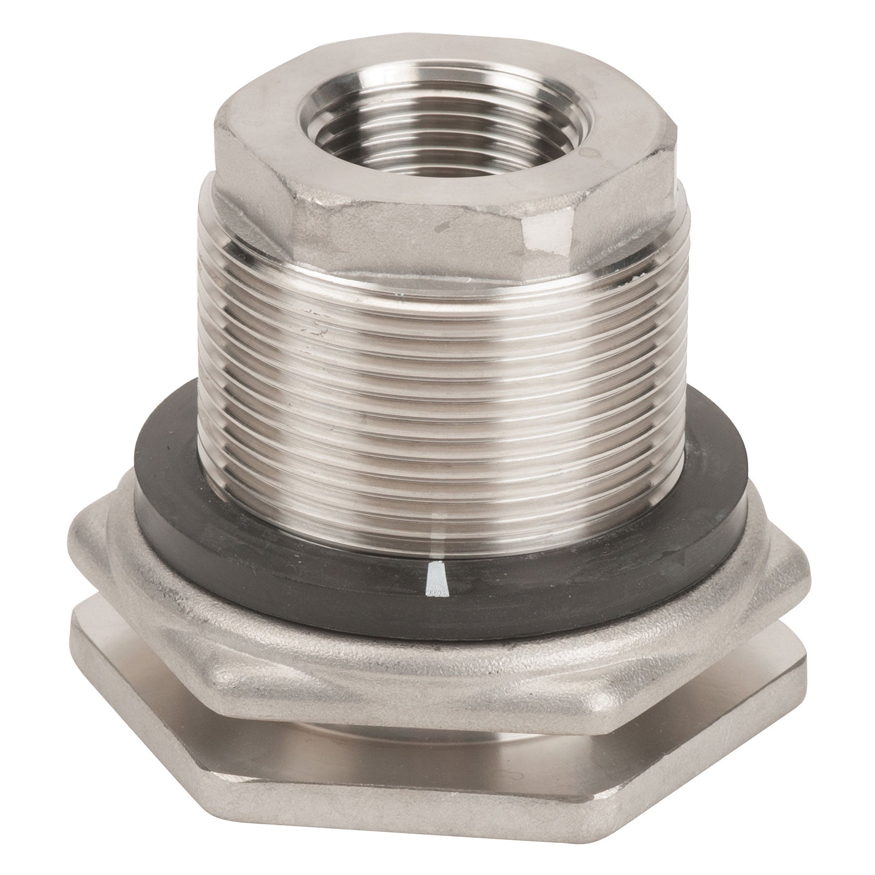 Banjo TF125SS 316 Stainless Steel Bulkhead 3/8 in. to 3 in. Sizes