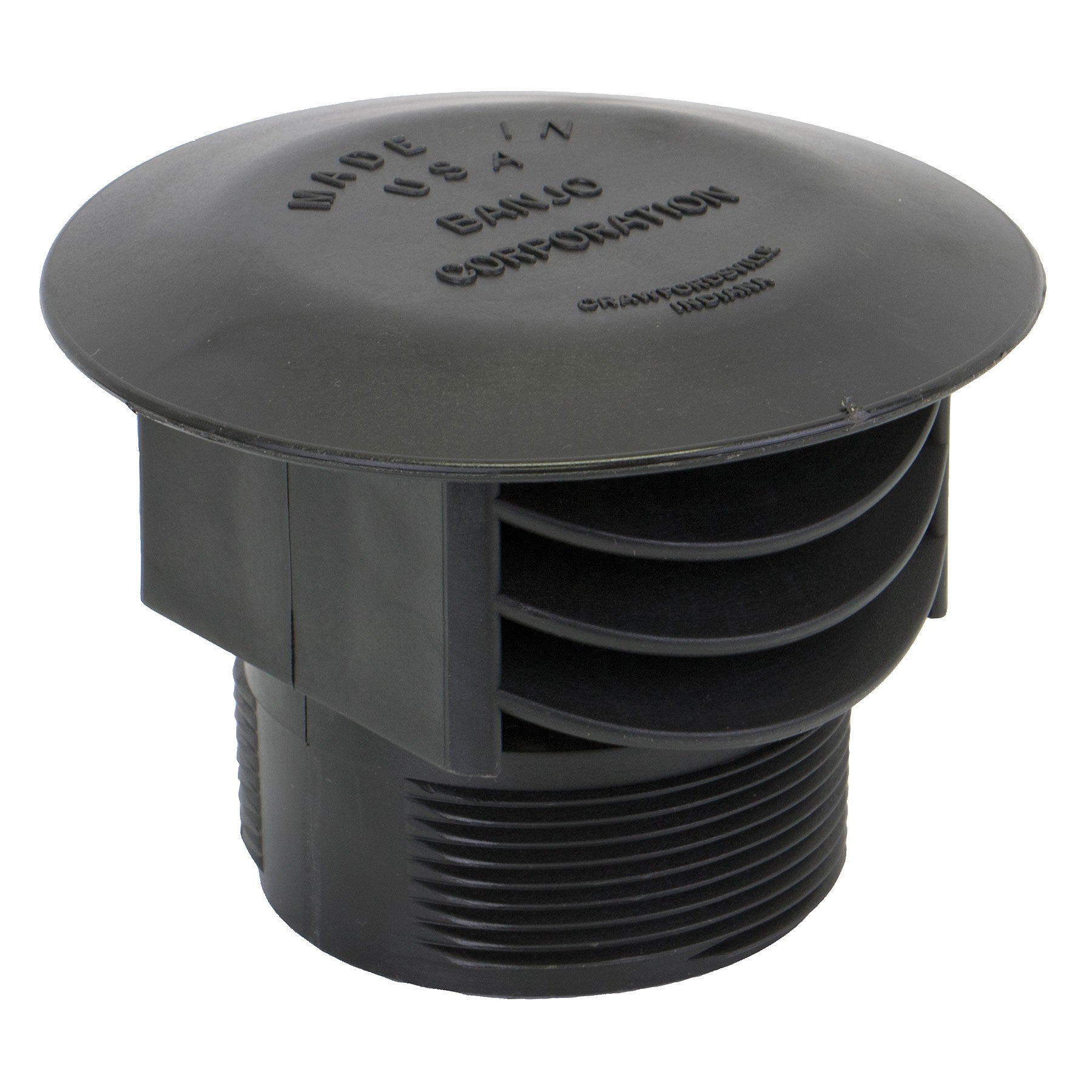 Polypropylene Anti Vortex Vent Caps, 2 in. to 3 in. Sizes