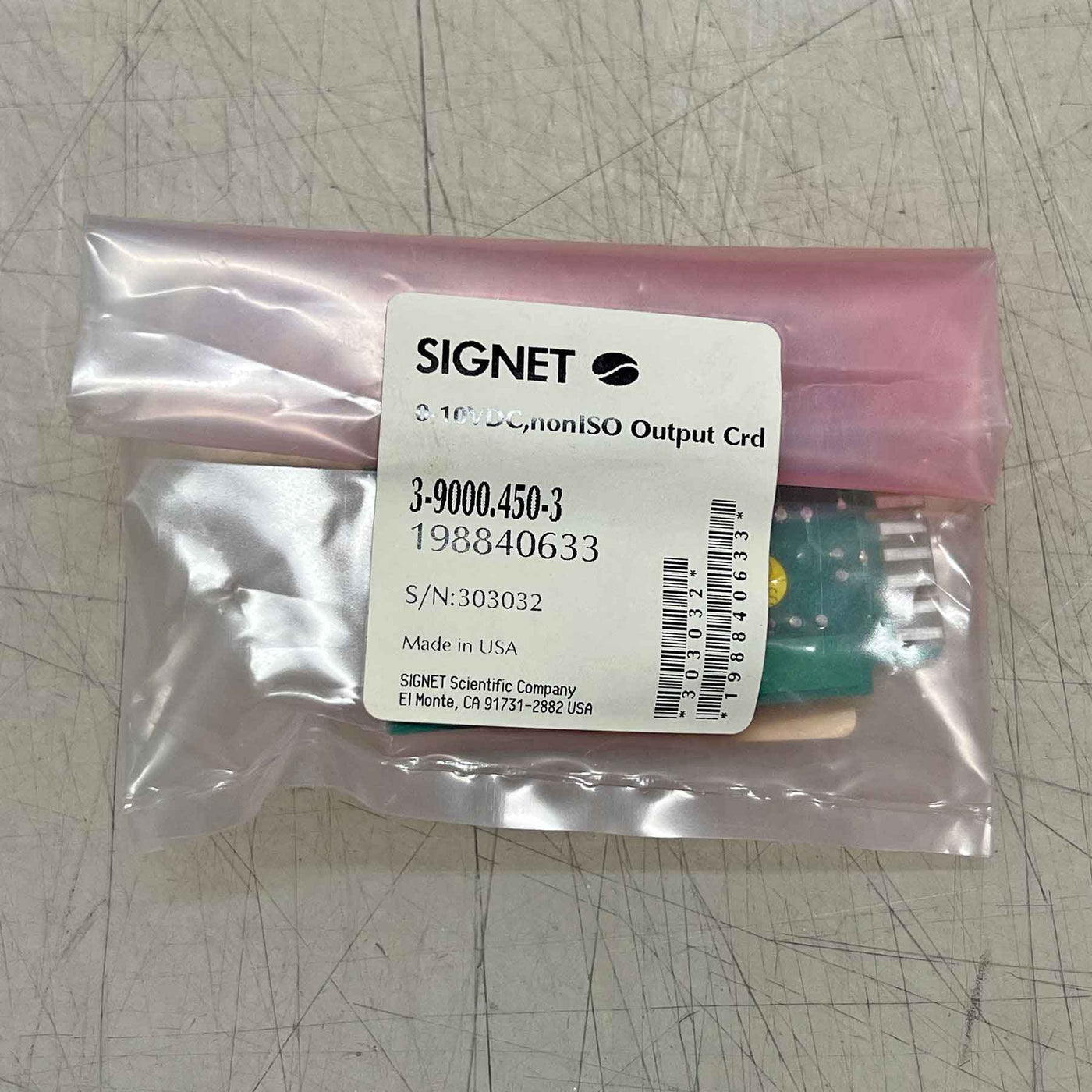 GF Signet CLEARANCE - GF Signet Analog Card - 3-9000.450-3