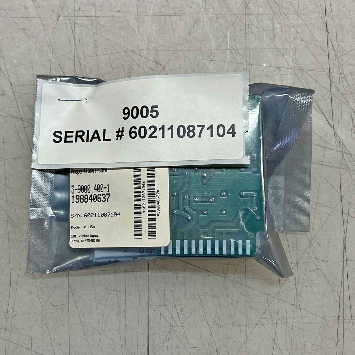 GF Signet CLEARANCE - GF Signet Dual Proportional Alarm Card - 3-9000.400-1