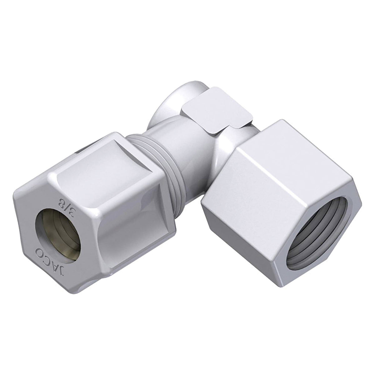 Jaco Female Elbow Plastic Gripper Nut 1/8 in. to 5/8 in. Sizes