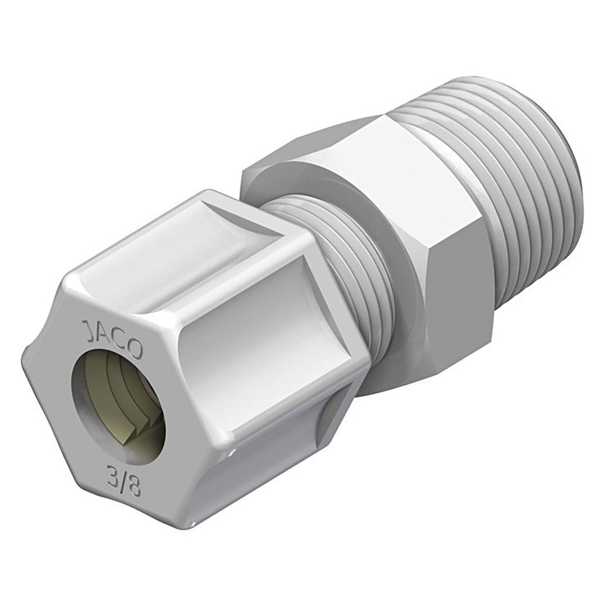 Jaco Male Connector Plastic Gripper Nut 1/8 in. to 7/8 in. Sizes
