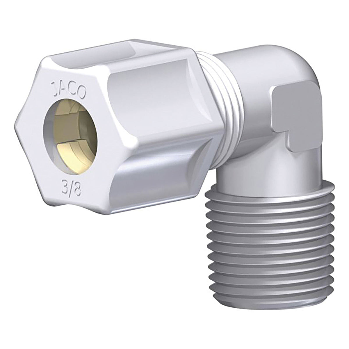 Jaco Male Elbow Stainless Steel Gripper Nut 1/8 in. to 5/8 in. Sizes