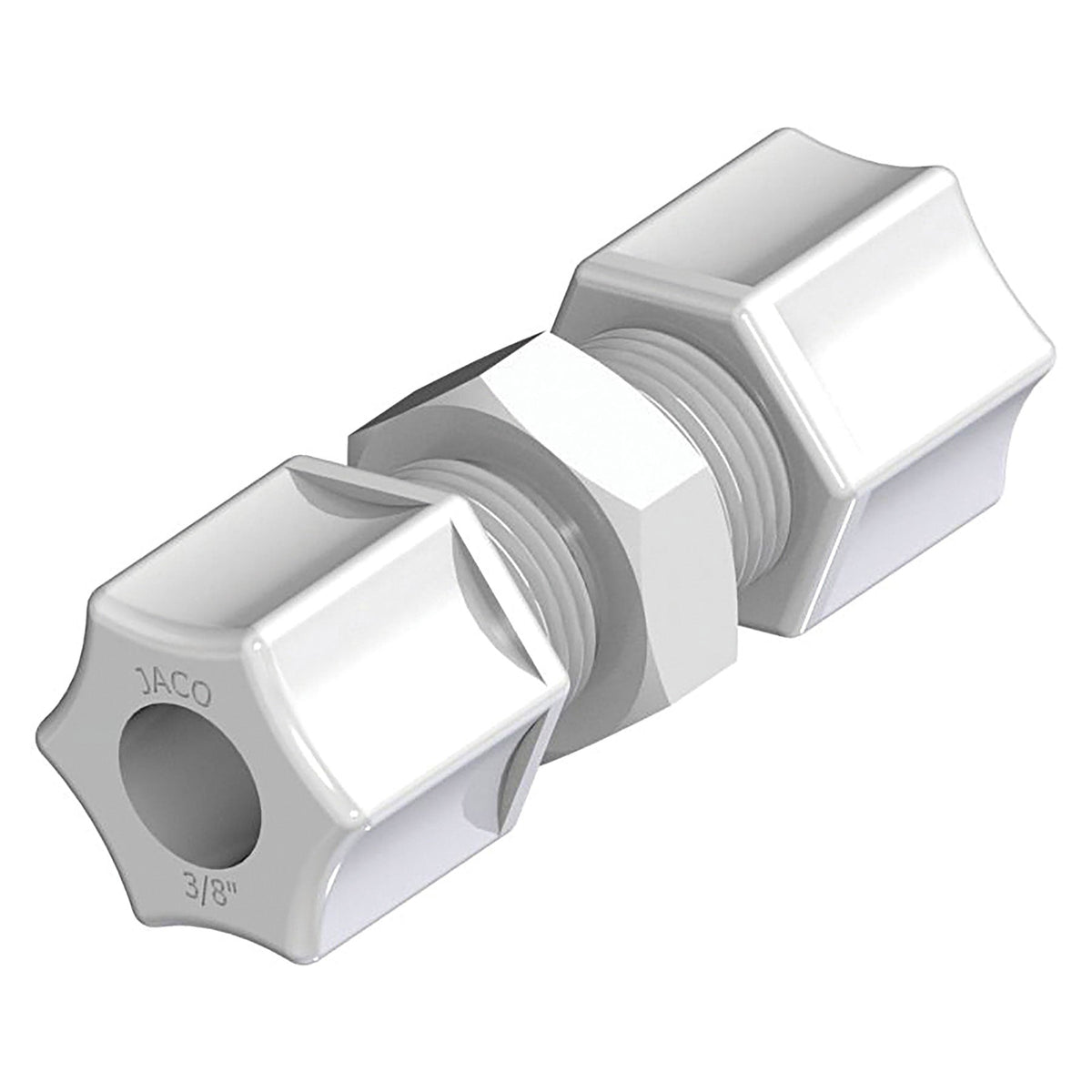 Jaco Union Connector Standard Ferrule Nut 1/8 in. to 1/2 in. Sizes