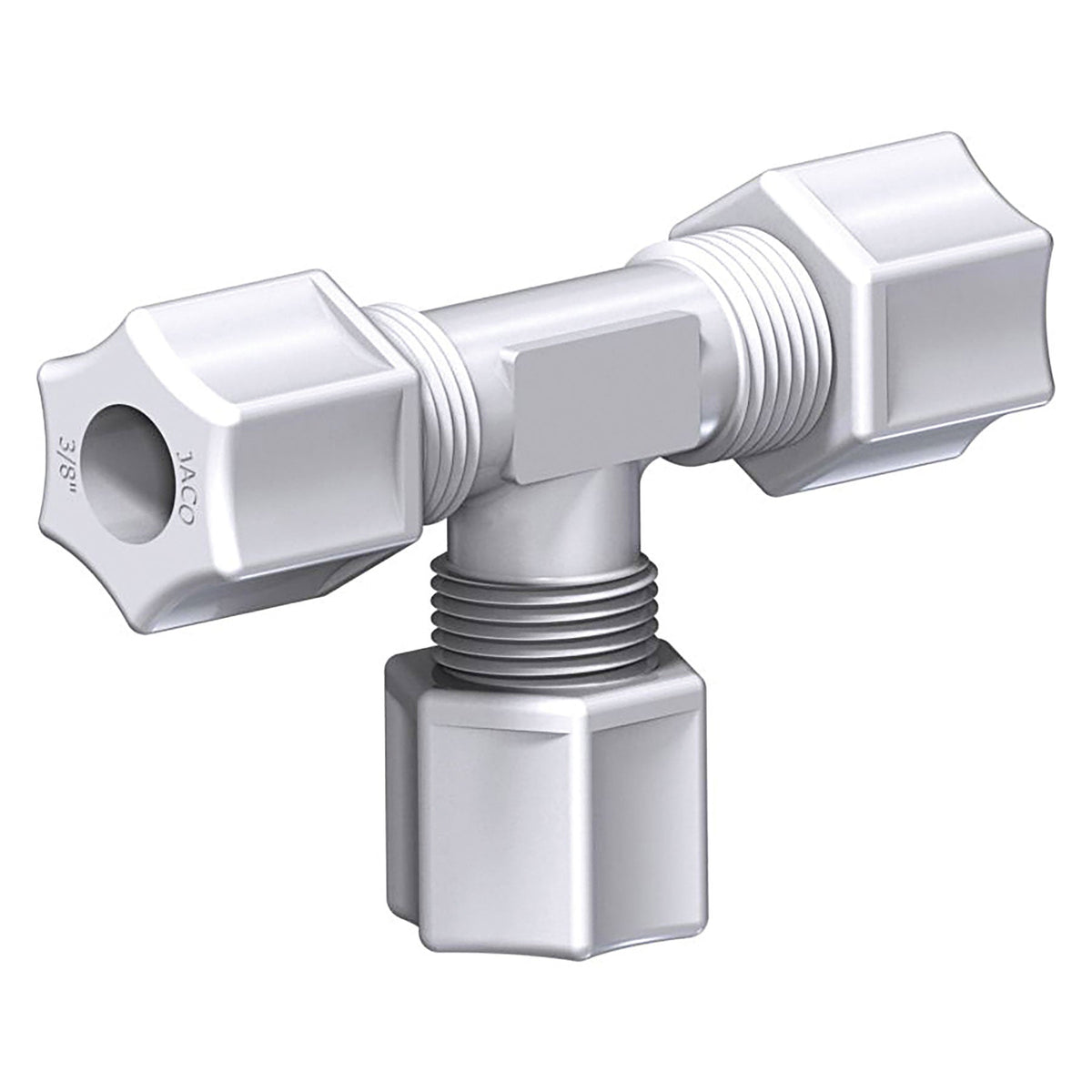 Jaco Union Tee Standard Ferrule Nut 1/8 in. to 1/2 in. Sizes