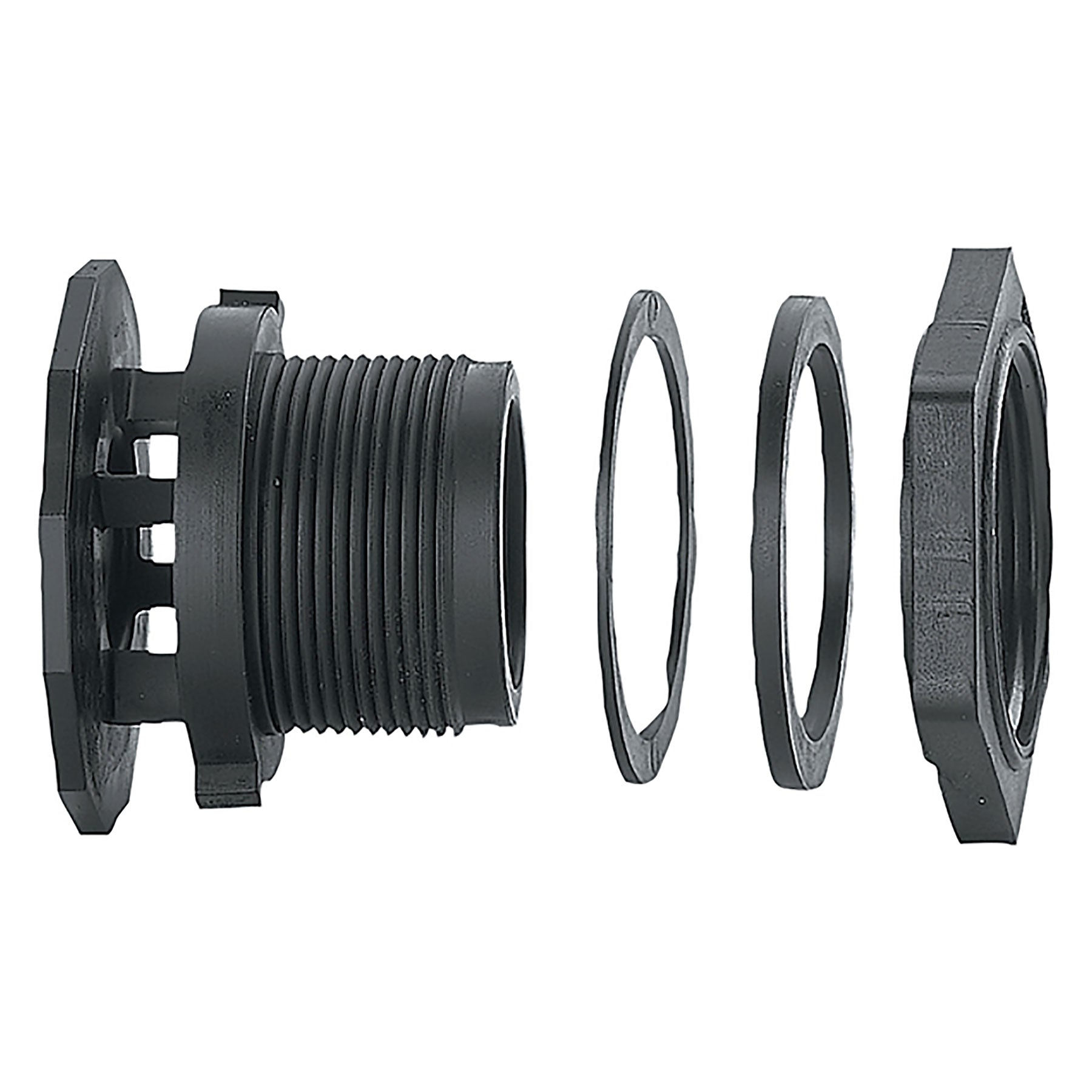 Norwesco 60427 Polypropylene Bulkhead 1/2 in. to 4 in. Sizes
