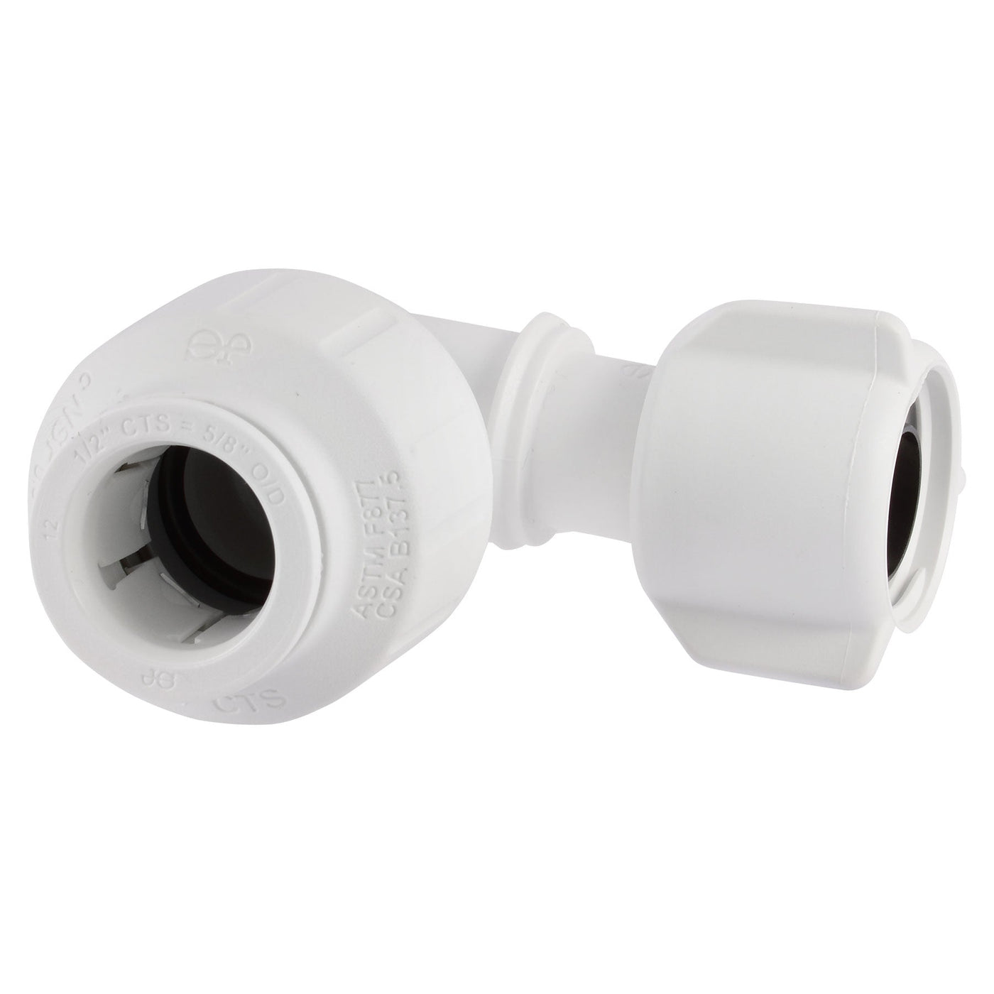 John Guest PEIBTC2034 Speedfit Female Swivel Elbow 1/2 in. Size