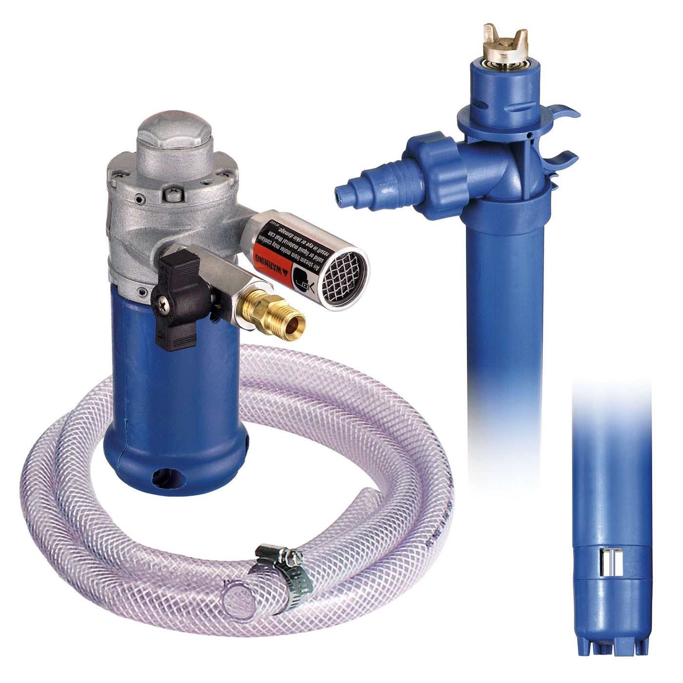 Finish Thompson High Performance Drum Pump Kit 40 in. PF Series PFP Polypropylene Tube Electric Air Motor