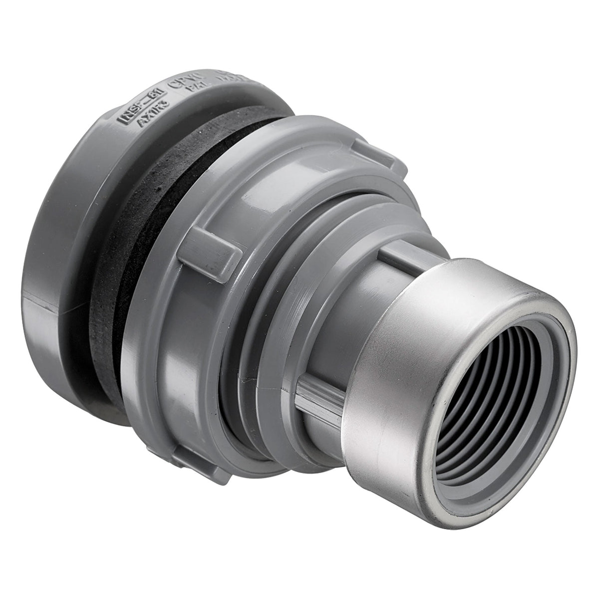 Spears CPVC Bulkhead SS Reinforced Threads 1/4 to 6 in.