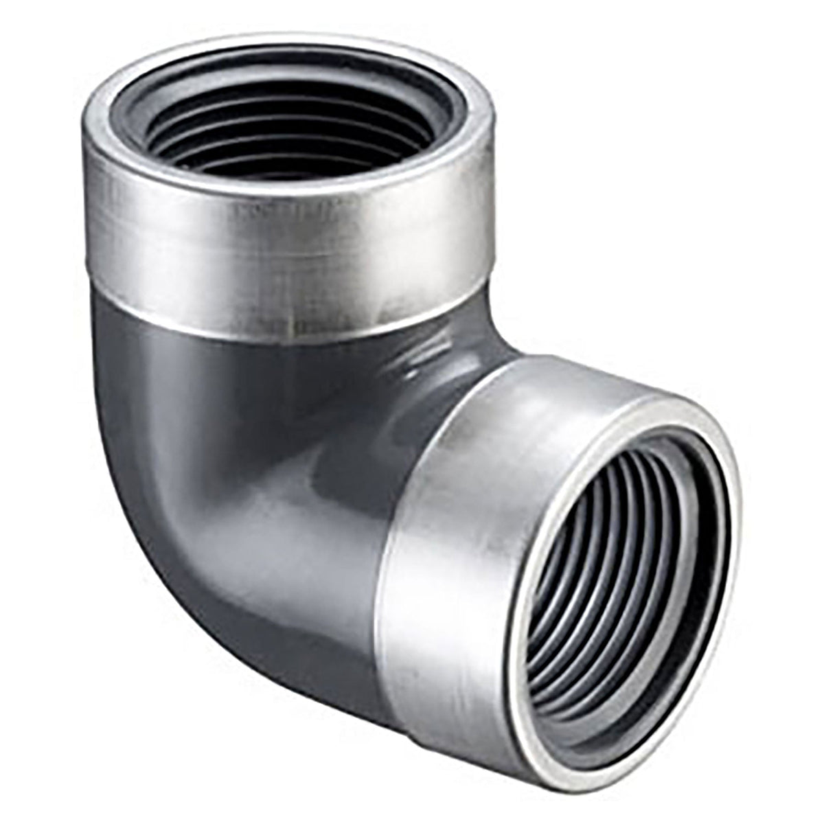 Spears PVC Schedule 80 Special Reinforced 90 Degree Elbow SR FPT x SR FPT 3/8 in. to 2 in. Sizes