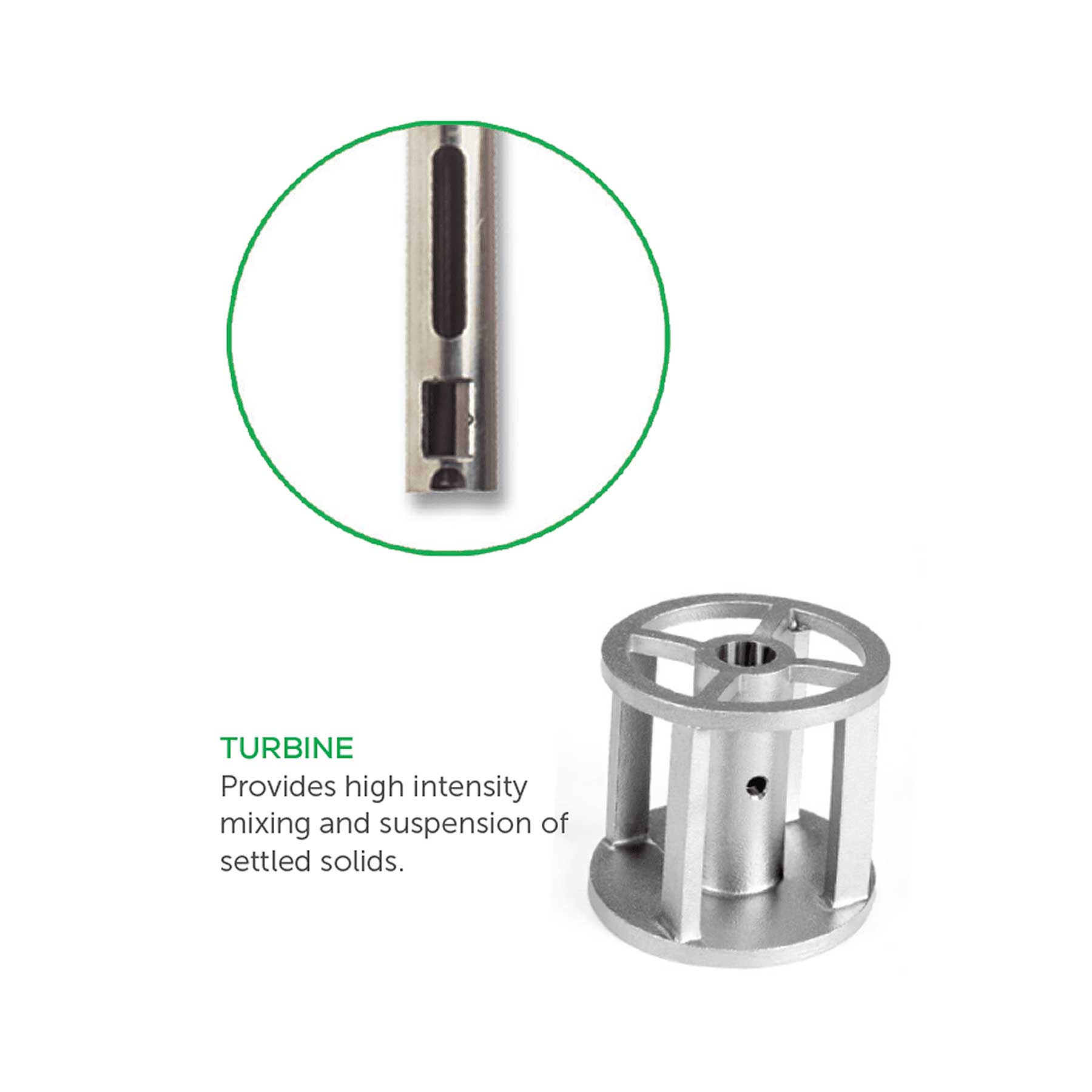 Finish Thompson TM Series TMS 316 Stainless Steel Drum Mixer Tube 40 in.