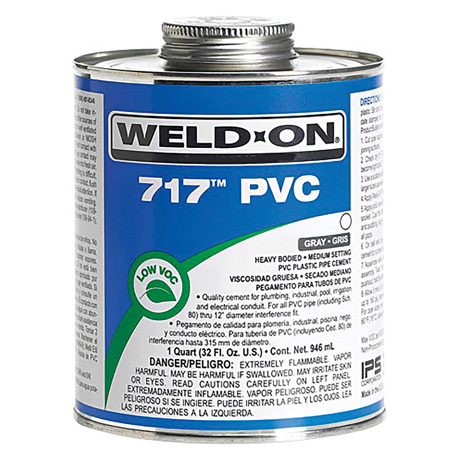 Weld-On 724 CPVC Gray Solvent Cement | Chemical Bonding
