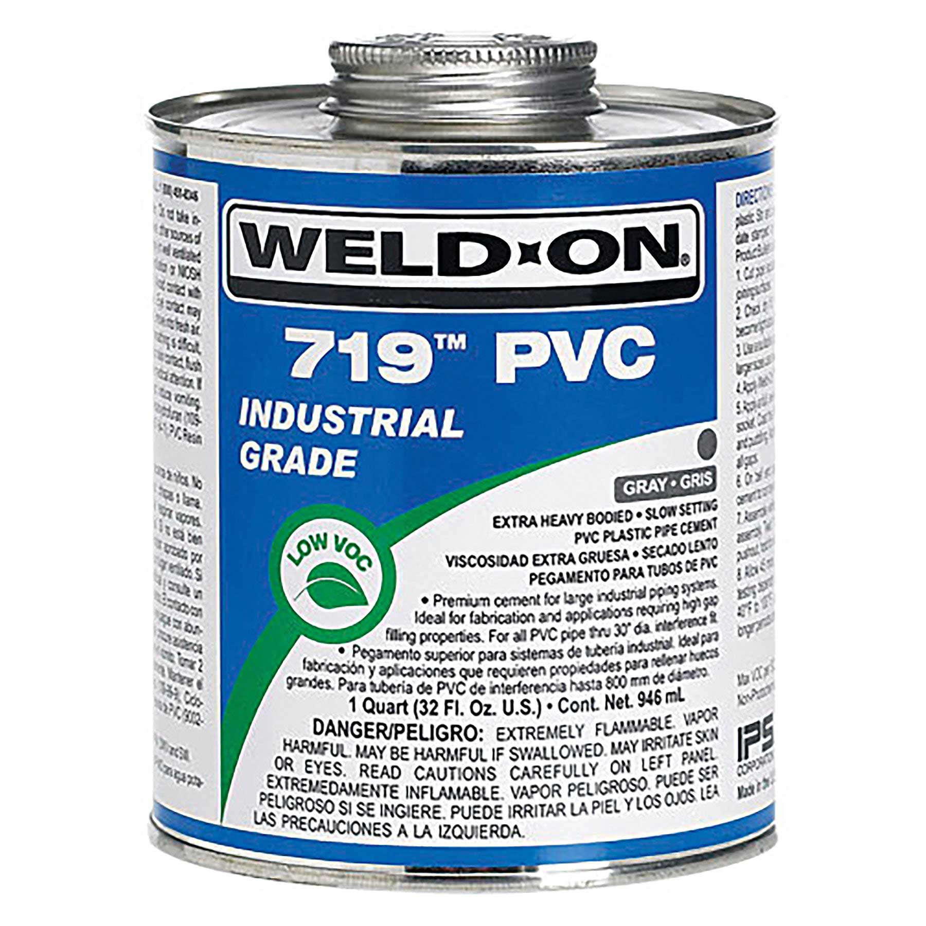 Weld-On 717 PVC Gray Solvent Cement | Pipe Bonding Glue