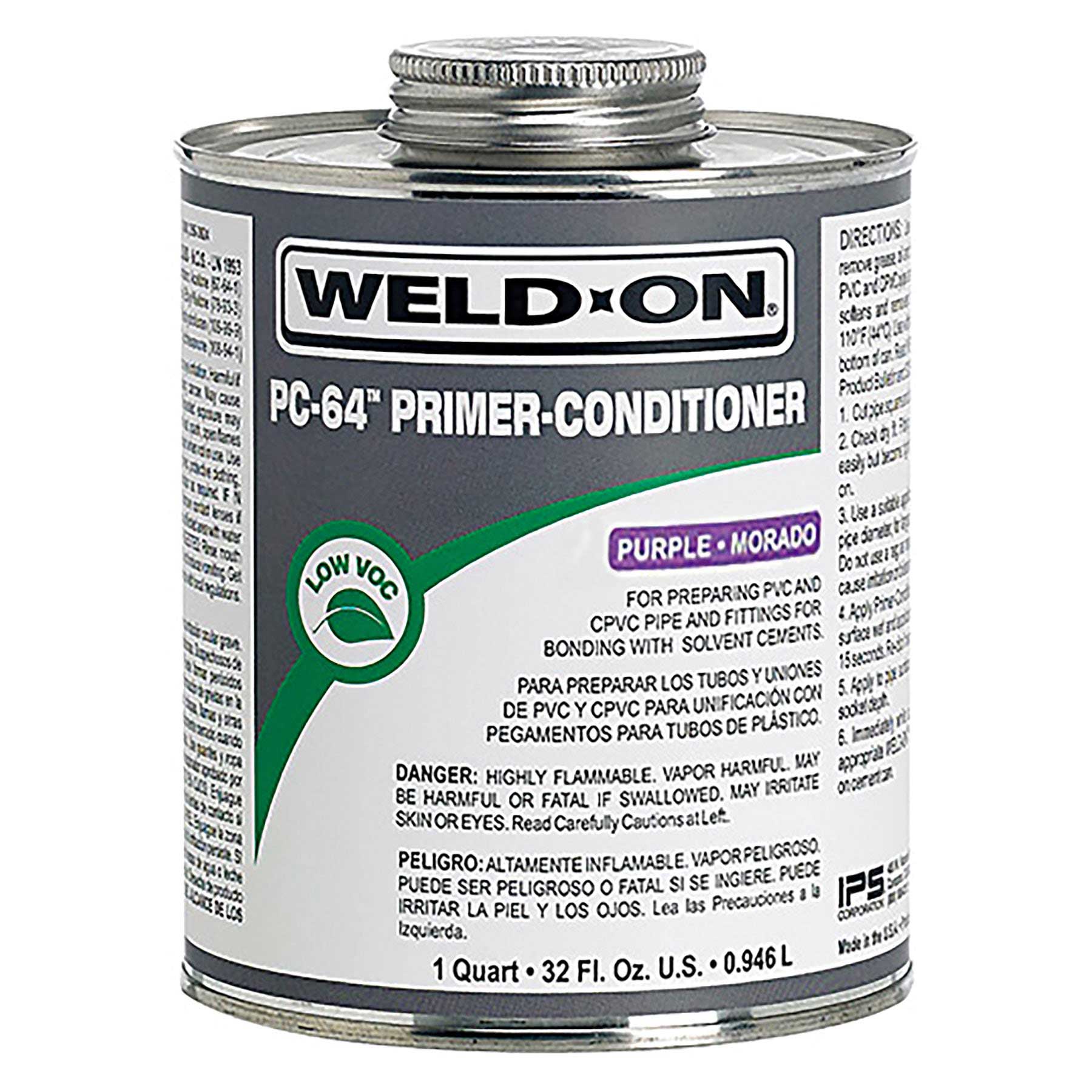 PC-64 PVC and CPVC Purple Primer-Cleaner