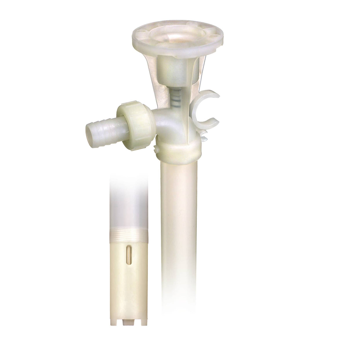 Finish Thompson EF Series Pure Polypropylene PVDF Alloy 625 FKM PTFE ETFE Drum Pump Tube 16 to 48 in.