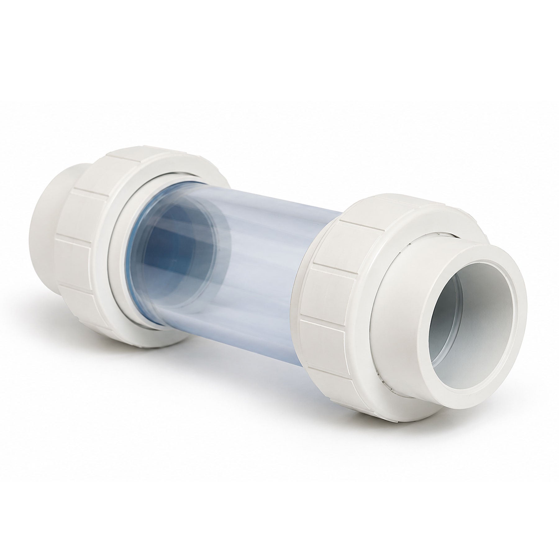 ALSCO Industrial Sight Glass Clear PVC Socket 1/2 to 6 in. 8 to 24 in. Length